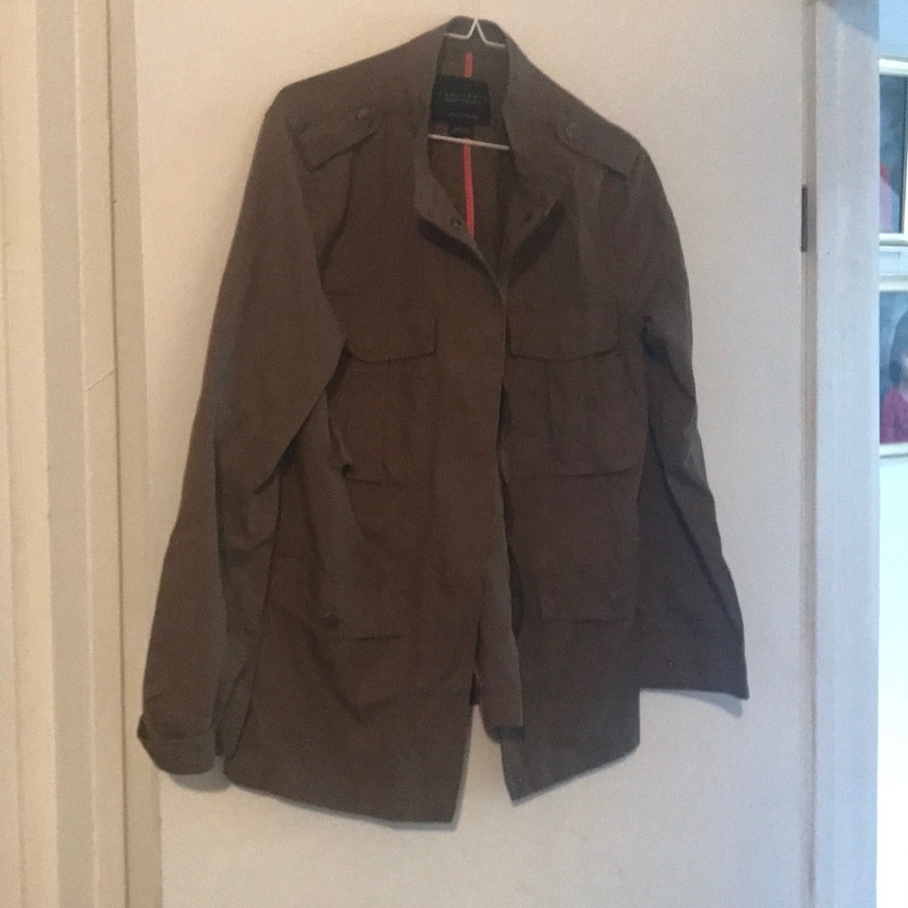 Olive jean jacket
